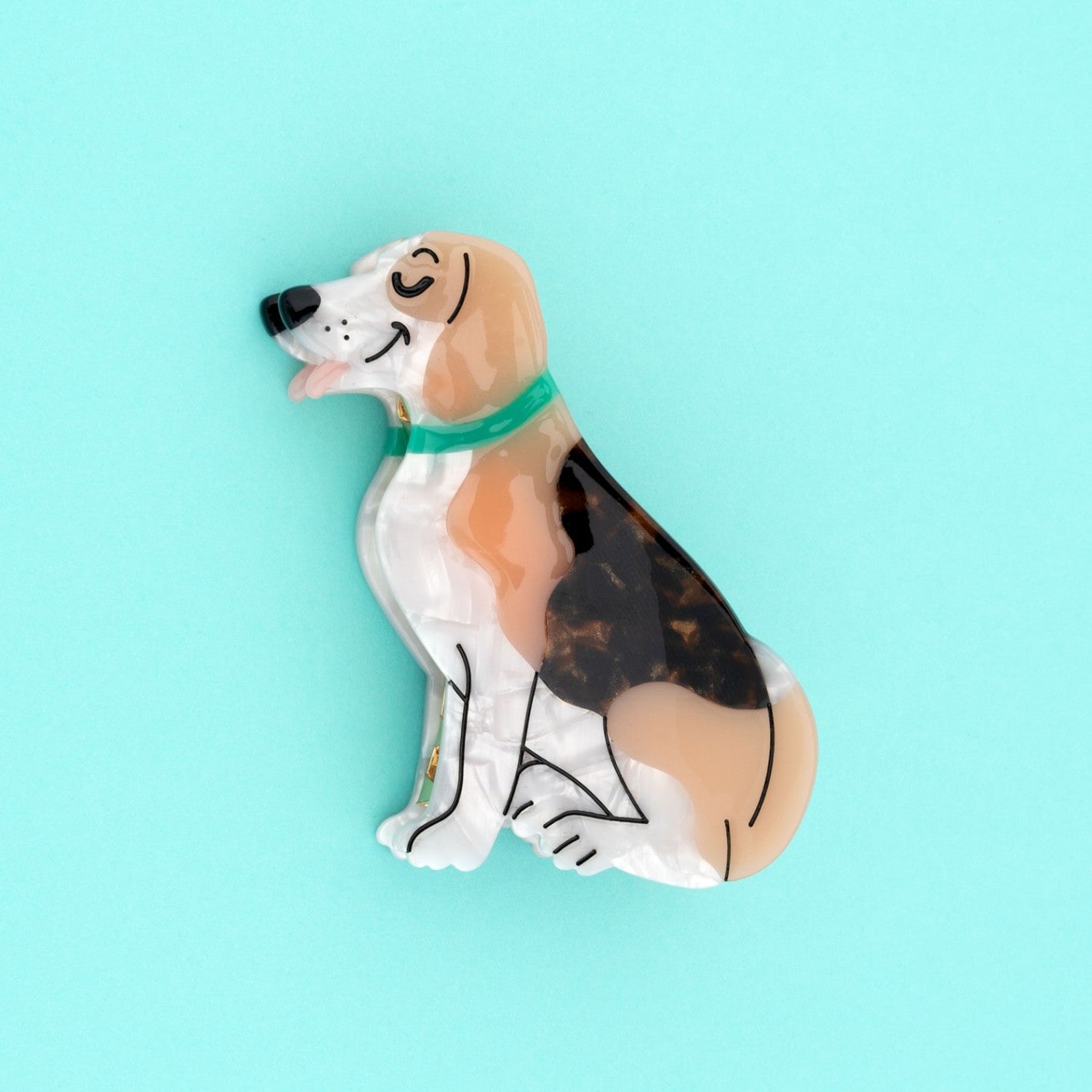 Pinza para el pelo Beagle