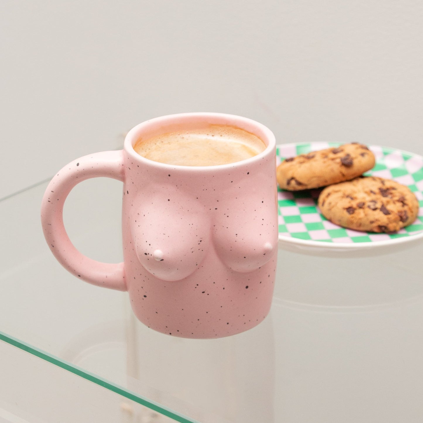 Taza Tetas rosa