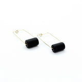 Pendientes latón y arcilla polimérica