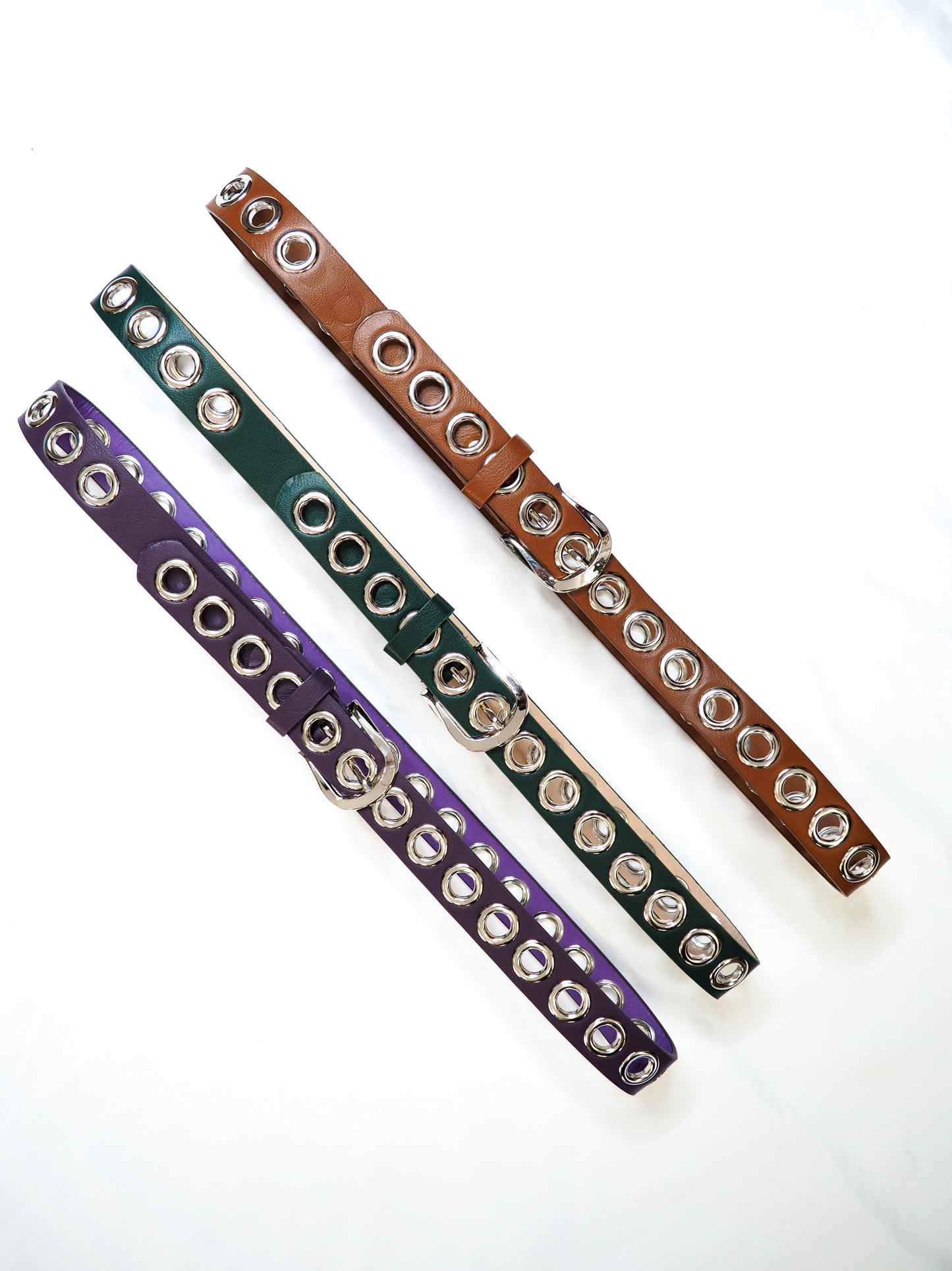 Cinturon eyelets colores