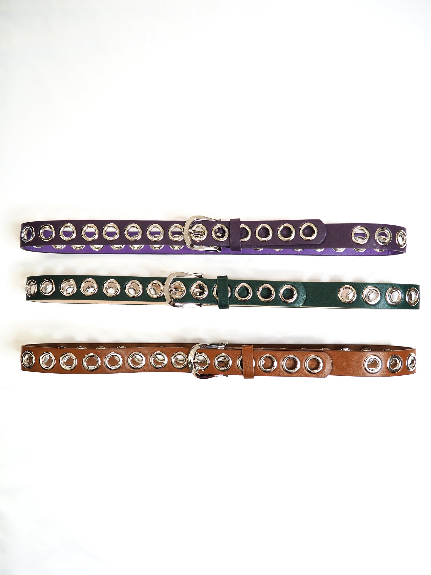 Cinturon eyelets colores