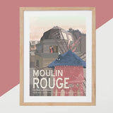 Lámina póster de la película "Moulin Rouge" A3