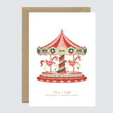 Tarjeta de Felicitación Navidad - Carrousel
