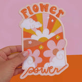 Parche XL termoadhesivo Flower Power