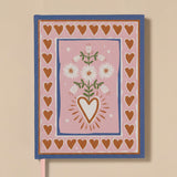 Cuaderno con ilustración - Corazones