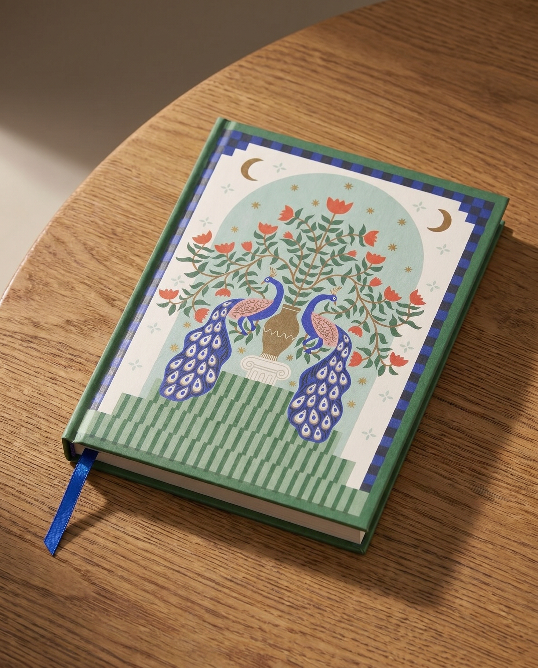 Illustrated notebook - Peacock