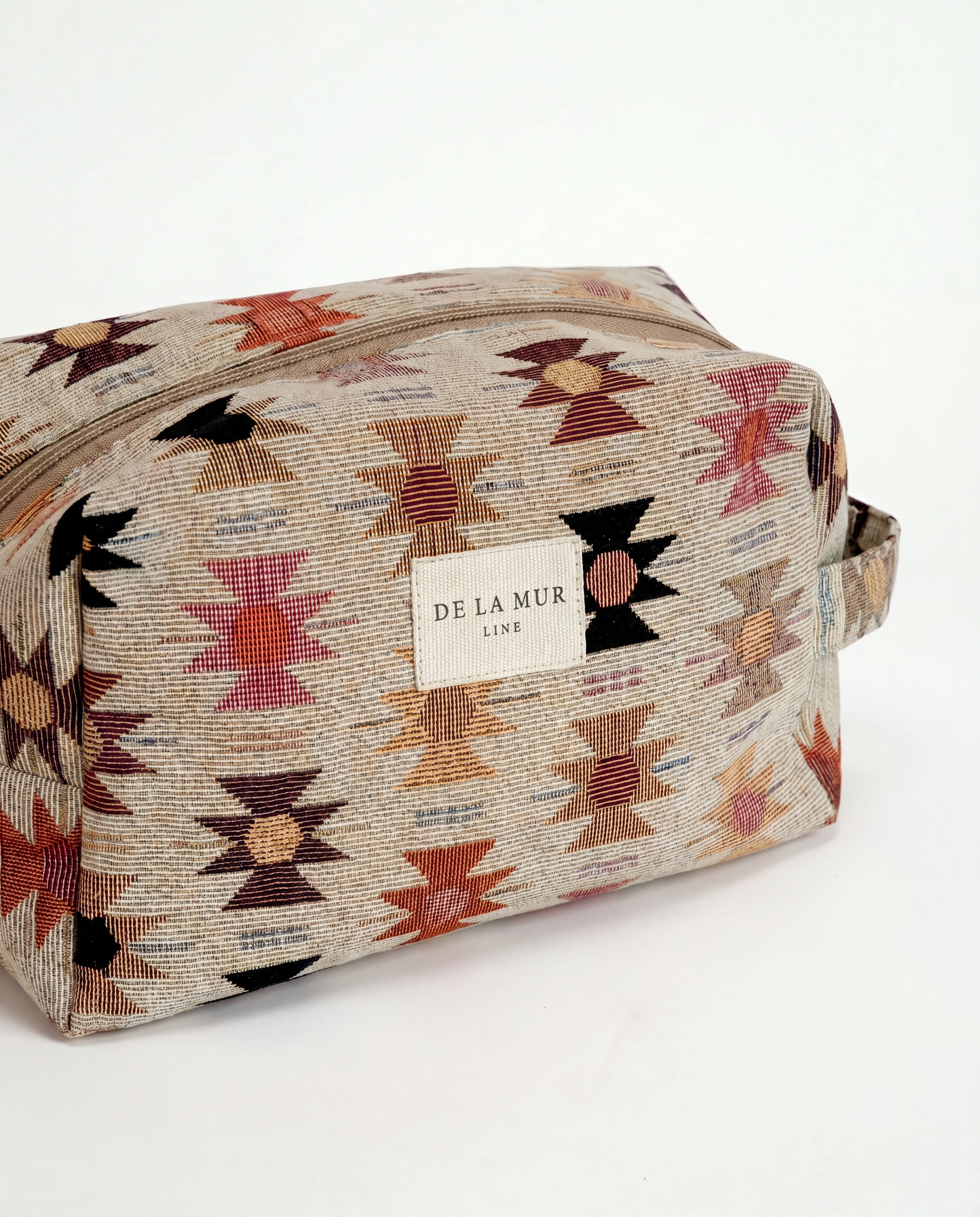 Neceser jacquard étnico