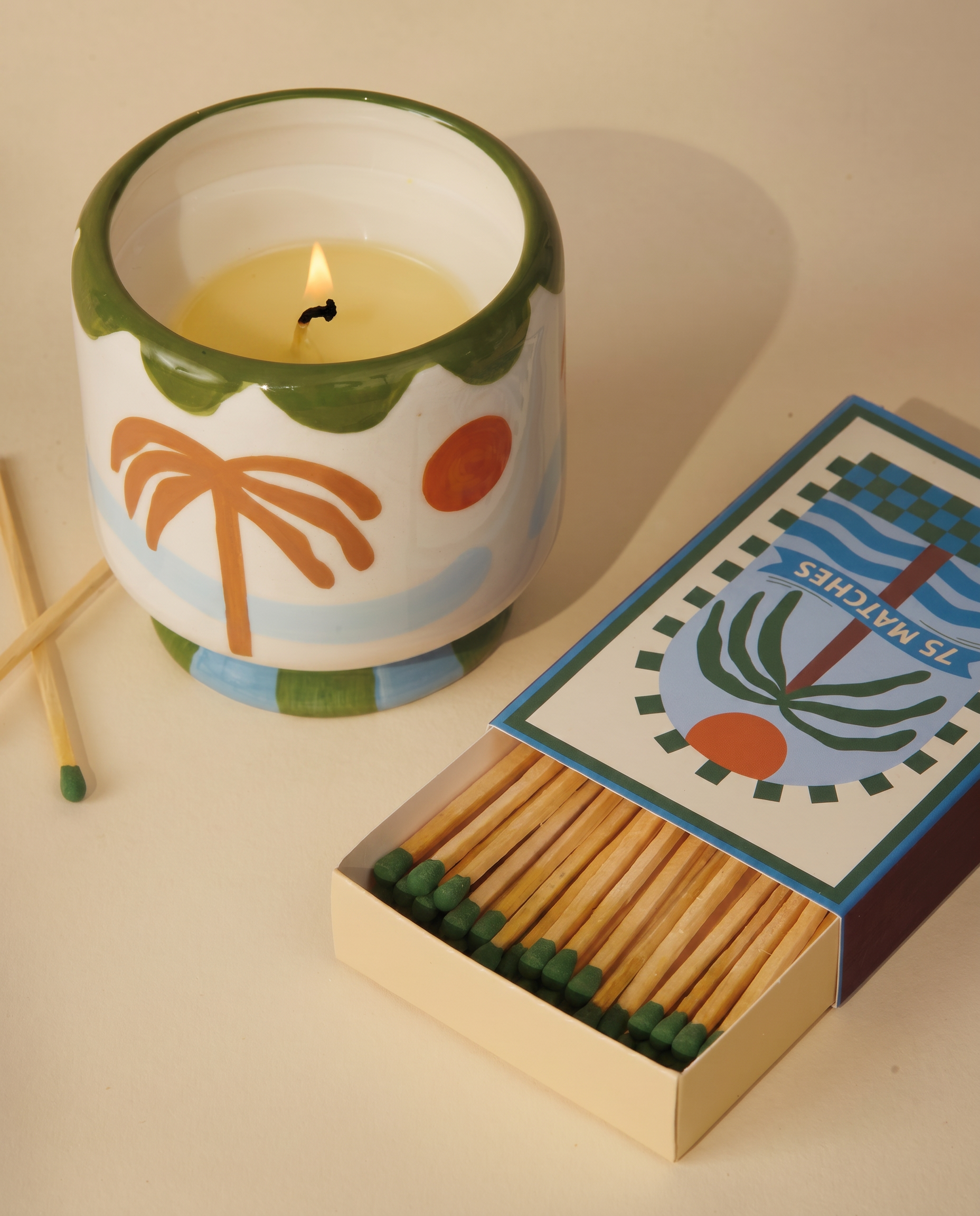 Tiger Ceramic Scented Soy Candle | Paddywax