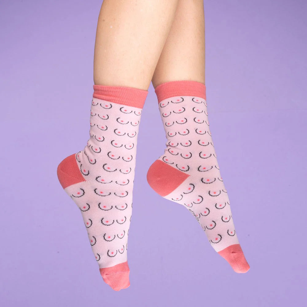 Calcetines originales para regalo Tetas Coucou Suzette unisex