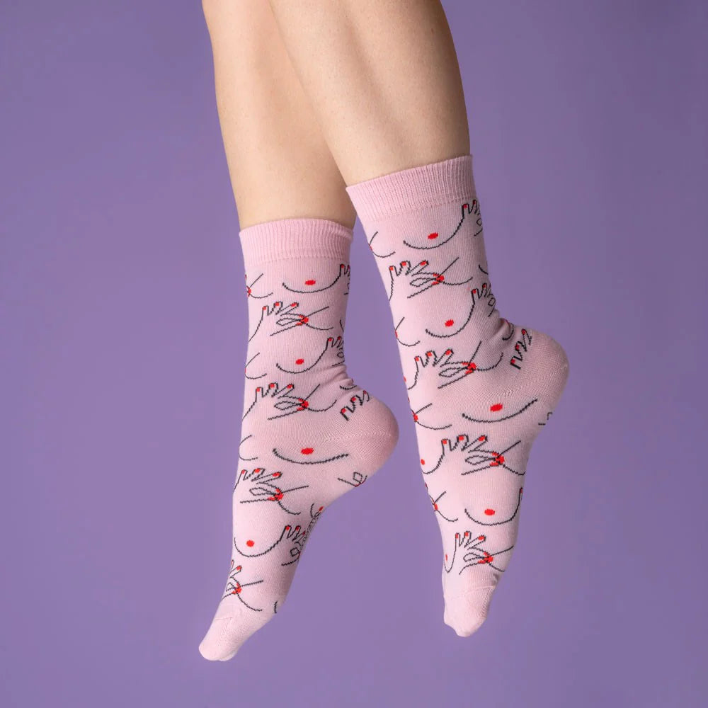 Calcetines originales para regalar tetas