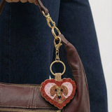 Charm para el bolso artesanal de perro salchicha