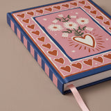 Cuaderno con ilustración - Corazones