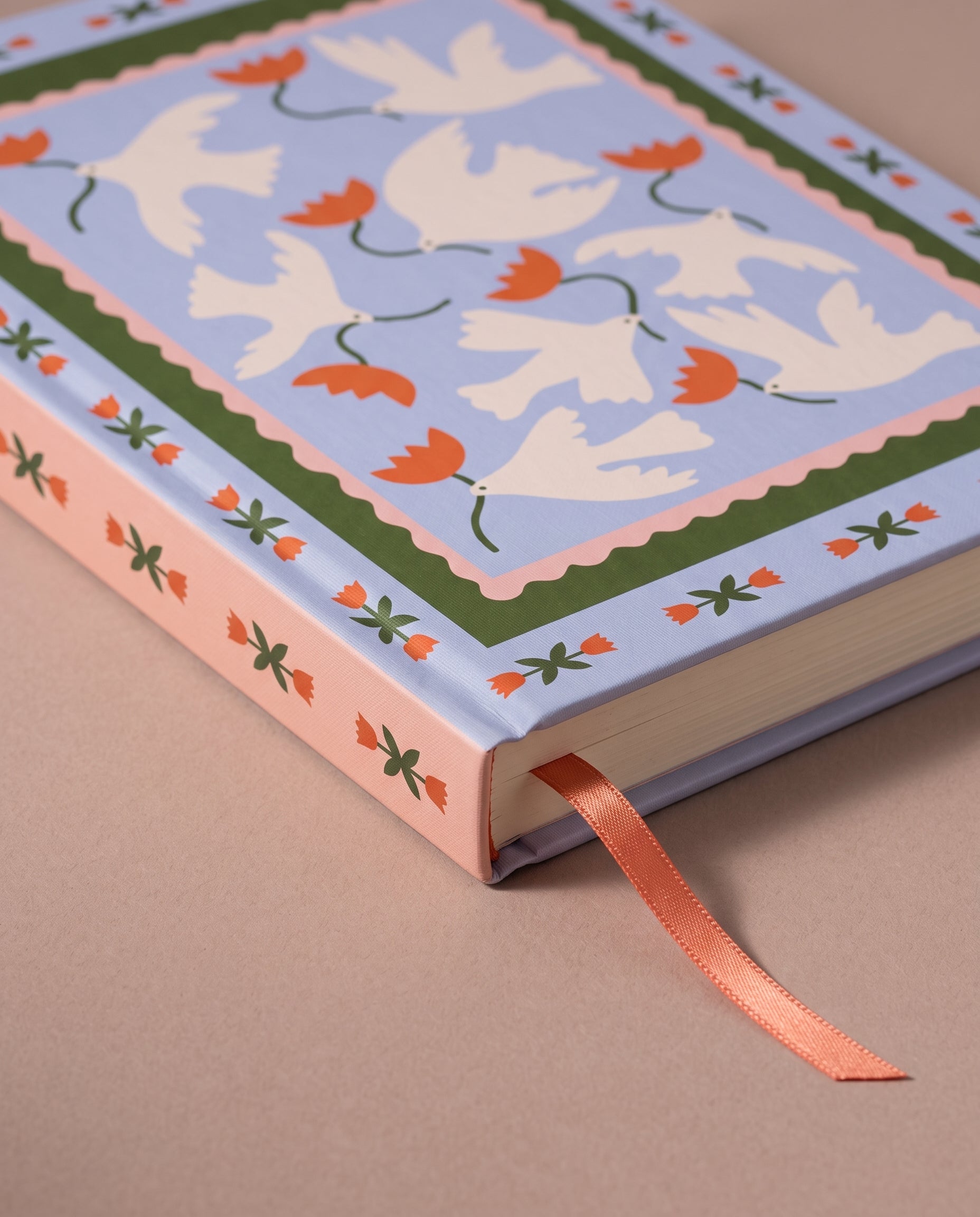 Notebook with illustration - Birds