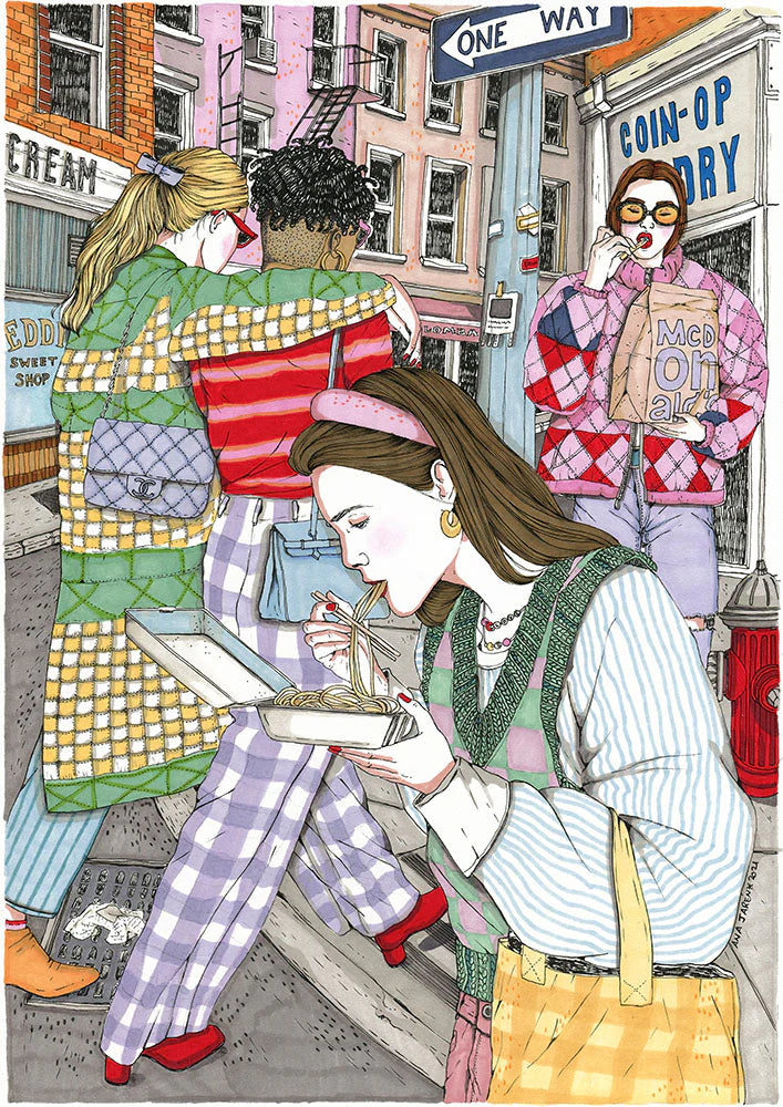 Lamina Ana Jaren. Ilustración Ana Jaren. Laminas para decorar