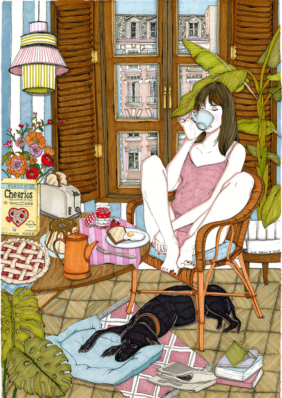 Ilustración de Ana  Jaren. Ilustracion para decorar