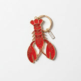 Enameled Keychain - Lobster