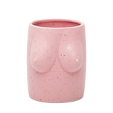 Macetero cerámica Tetas rosa