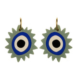 Pendientes Erizo verde