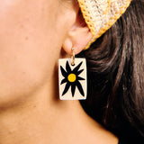 Pendientes Estrela blanco