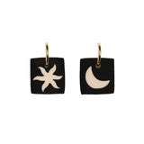 Pendientes Solpor negro