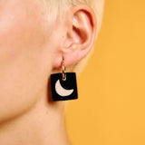 Pendientes Solpor negro