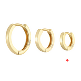 Piercing aro plata baño oro 