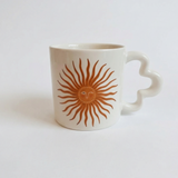 Green and purple striped mug | All the luck in the world