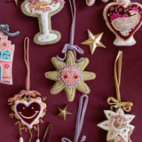 Adorno para el árbol Navidad - Estrella verde