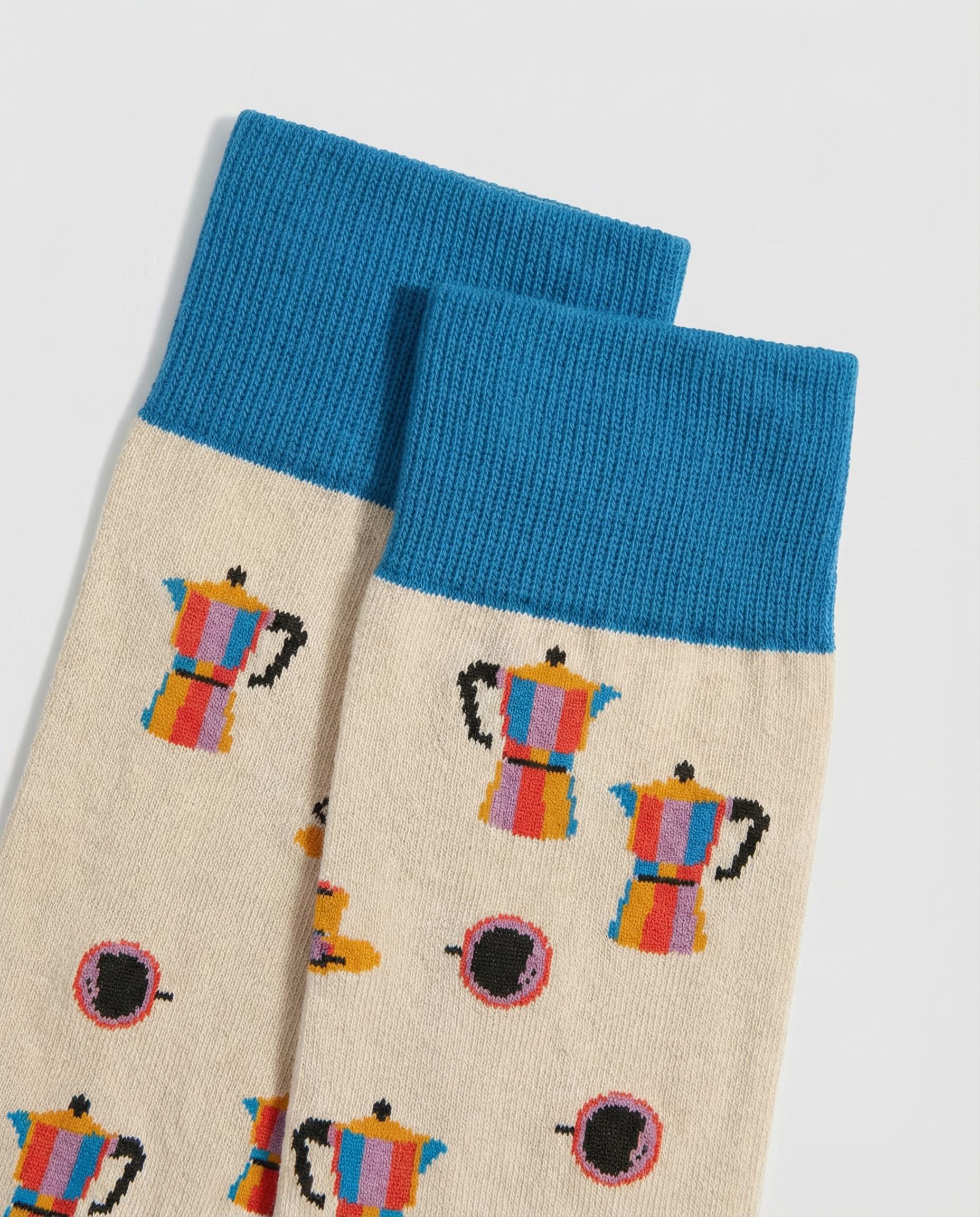 Calcetines originales de café con altura media pantorrilla