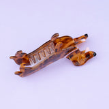 Dachshund hair clip