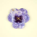 Espejo de bolsillo flor Pensamiento | Coucou Suzette