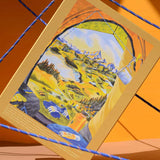 Puzzle 1000 piezas ilustrado - Paisaje de montaña