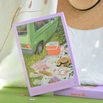 Caja del puzzle de 1000 piezas Picnic de Jour Férié con diseño campestre.