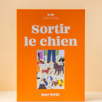 puzzle ilustrado 1000 piezas sortir le chien jour ferie caja naranja perros