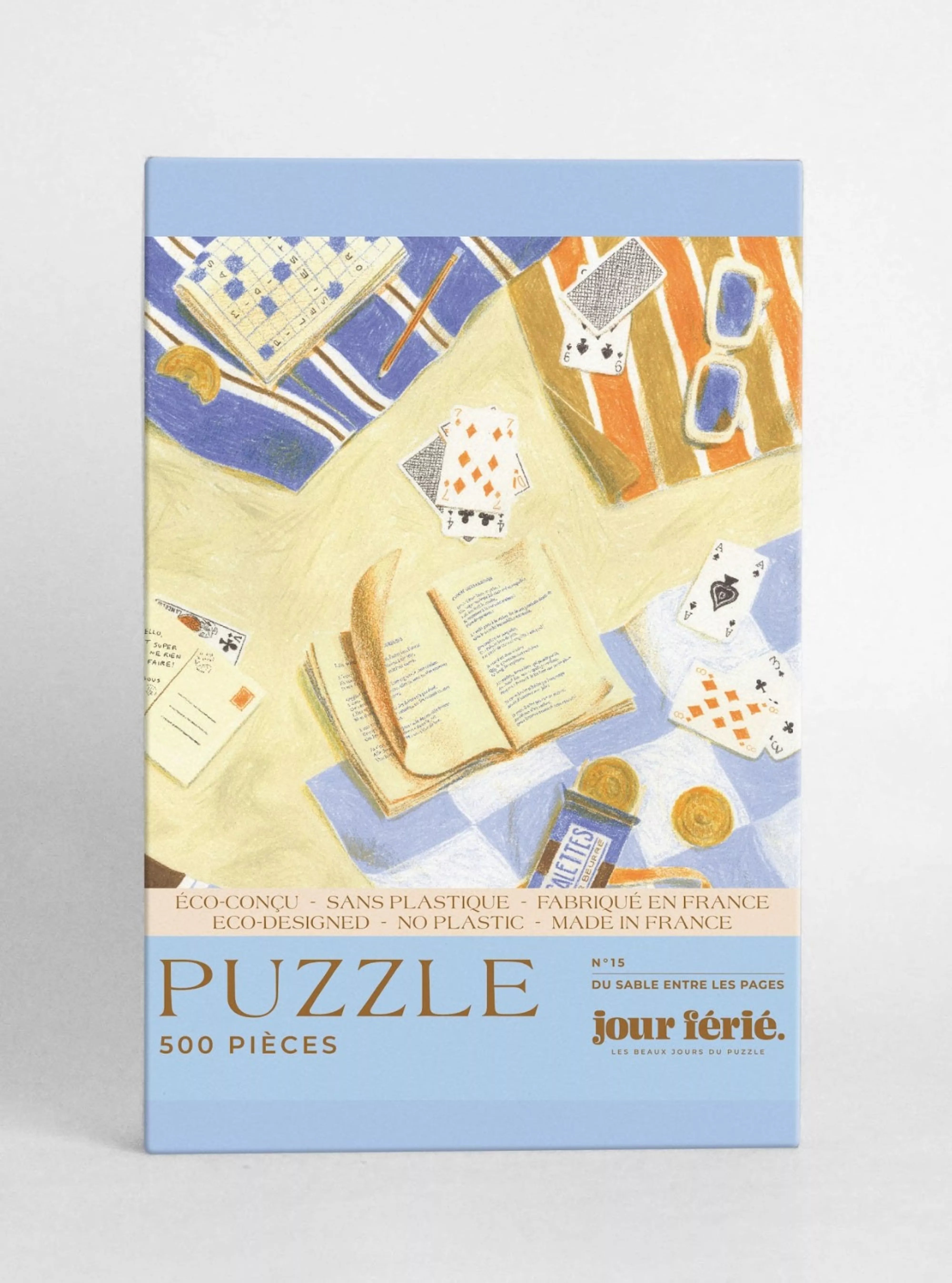 Puzzle de 500 piezas de Jour Férié con ilustración artística, fabricado en Francia