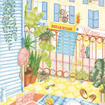 Puzzle ilustrado de 1000 piezas La classe verte de Jour Férié, vista frontal.