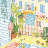 Puzzle ilustrado de 1000 piezas La classe verte de Jour Férié, vista frontal.