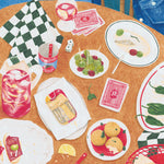 puzzle tapas 1000 piezas con comida aceitunas pan diseño artistico