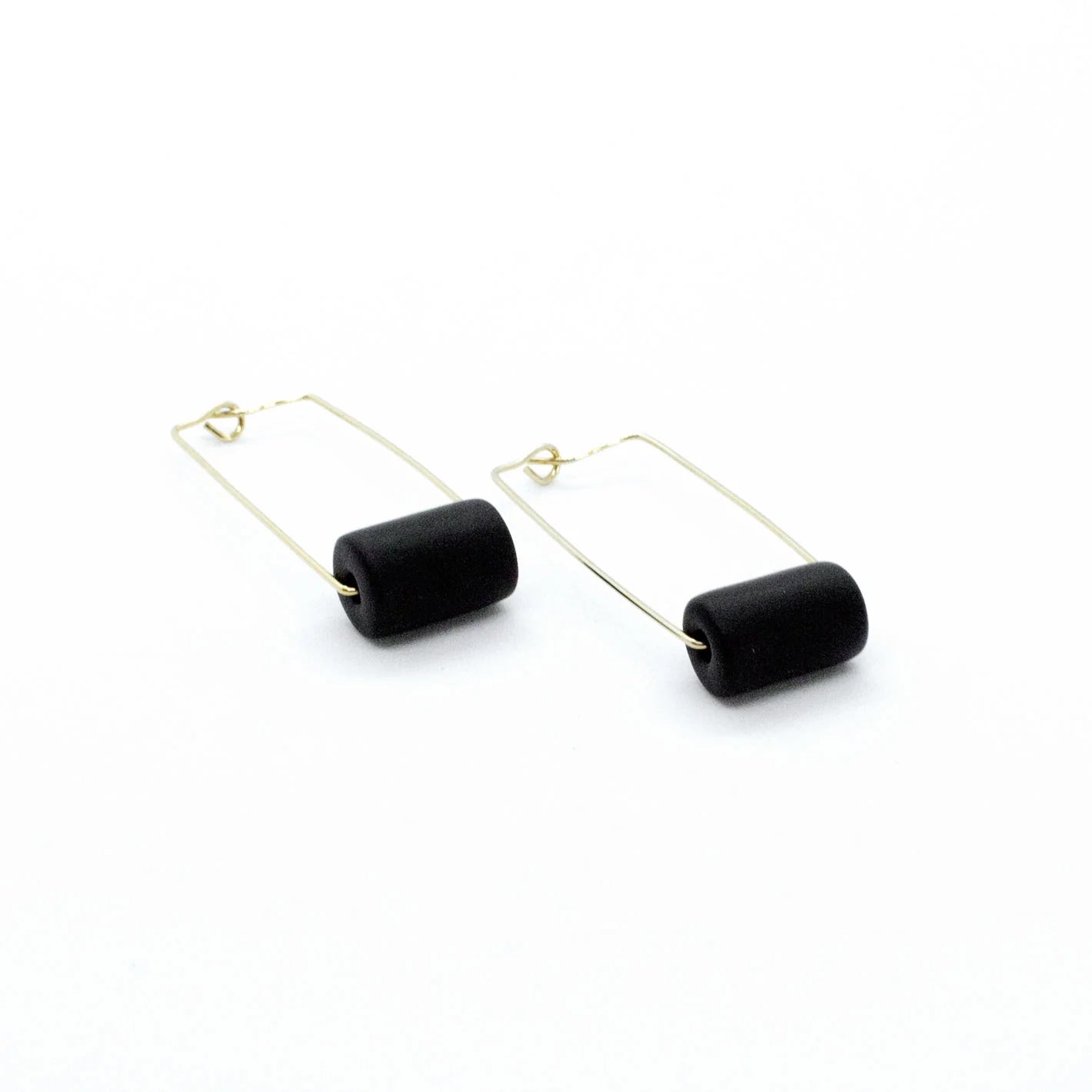 Pendientes latón Rectángulo
